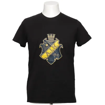 T-shirt (Noir) de AIK Coton biologique