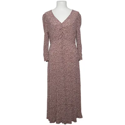 Maxi dress (Brown, Multicolored) from Mango Polyester