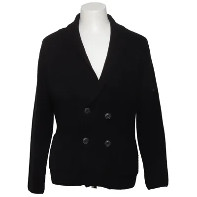 Cardigan (Black) from Filippo de Laurentiis Cashmere, Merino wool