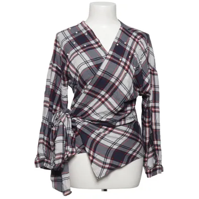 Blouse portefeuille (Bleu, Gris, Rouge) de Zara Basic Collection Viscose