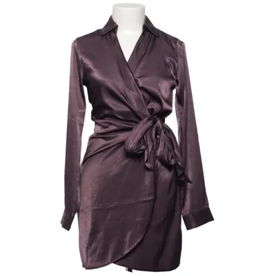 Wrap dress (Purple) from NA-KD Elastane, Polyester