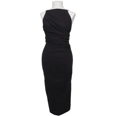 Dress (Black) from Zara Cotton, Elastane, Linen, Polyamide