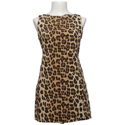 Kleid (Beige, Braun, Schwarz) von Zara Viskose