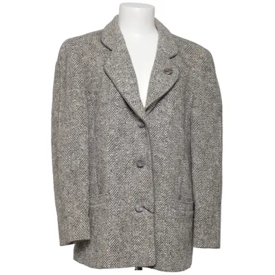 Blazer (Gray, White) from Kärner Viscose, Wool