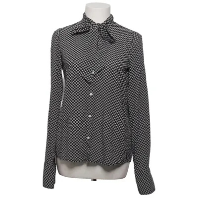 Pussy bow blouse (Black, White) from Lambert