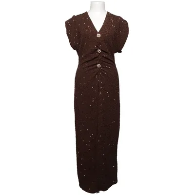 Evening gown (Brown) from Allyson Elastane, Polyester