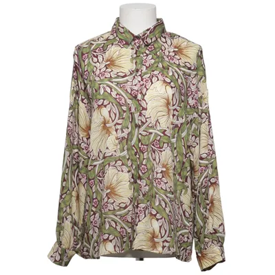 Blouse (Green, Purple, Multicolored) from Morris & Co x H&M Polyester