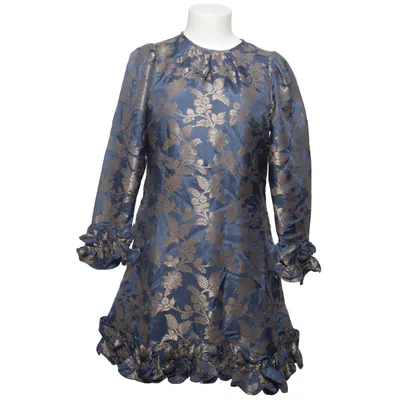 Robe (Bleu, Or) de By Ti Mo