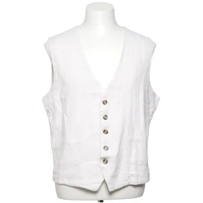Anzugweste (Beige) von Lindbergh White Baumwolle, Leinen