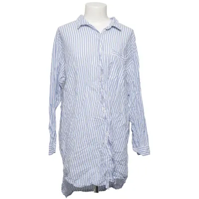 Skjorte (Blå, Hvid) fra H&M Bomuld