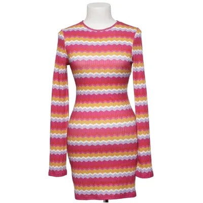 Jurk (Roze, Geel, Lila) Elastaan, Polyester