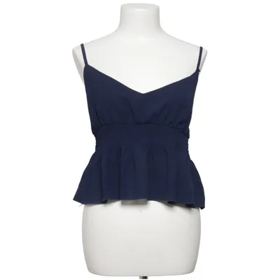 Top péplum (Bleu) de Shein Polyester