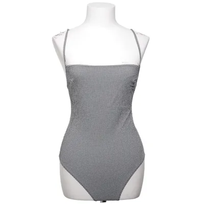 Maillot de bain une pièce (Noir, Blanc) de Arket Élasthane, Polyamide, Polyester