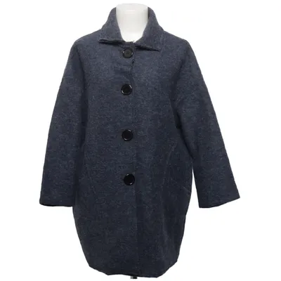 Jas (Blauw) van Polita Polyester, Wol