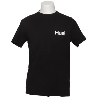 T-shirt (Noir) de Huel Coton, Élasthane