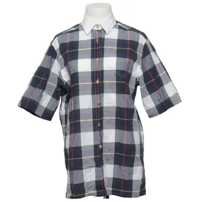 Short sleeve shirt (Blue, Green, White) from Stenströms Cotton