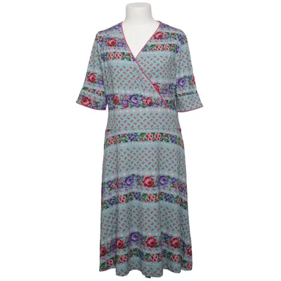 Robe (Bleu, Multicolore) de Tante Betsy Élasthane, Viscose