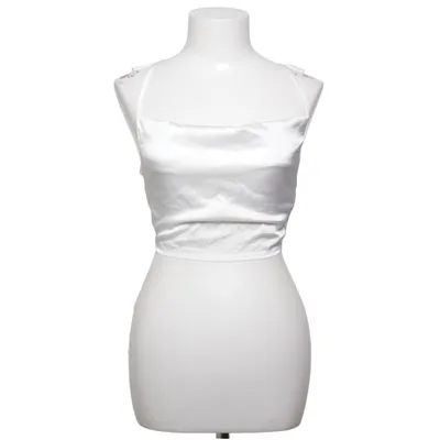 Crop top (Blanc) de Naanaa Élasthane, Polyester
