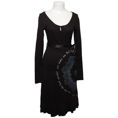 Dress (Black, White) from Desigual Viscose