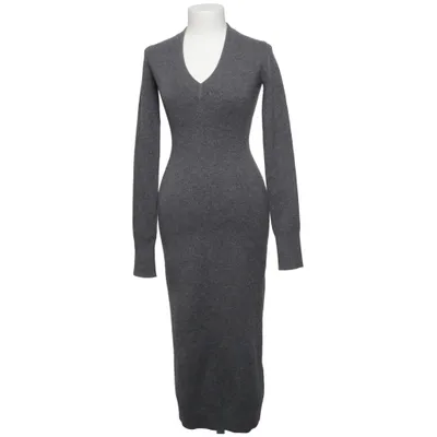 Robe longue (Gris) de Sportmax by MaxMara Cachemire, Élasthane, Polyamide, Laine