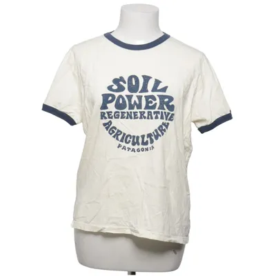 T-shirt (Vit, Blå) från Patagonia Ekologisk bomull