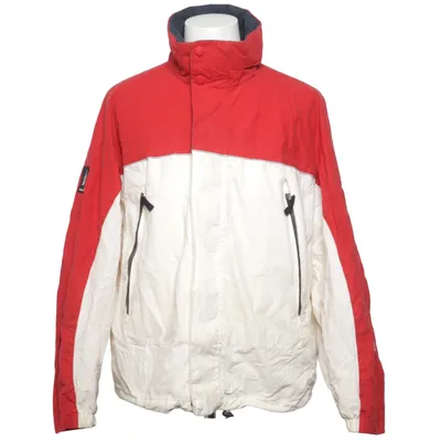 Jacket (Red, White) from Nautica Cotton, Polyamide, Polyester