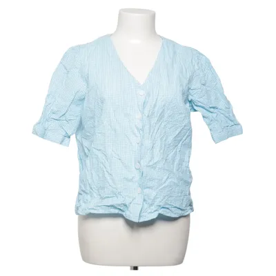 Chemise à manches courtes (Bleu, Blanc) de Allen Solly Coton