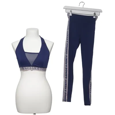 Ensemble de vêtements de sport (Bleu) de Savage x Fenty Élasthane, Polyester