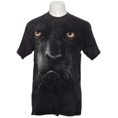 T-shirt (Schwarz, Grau) von The Mountain Baumwolle