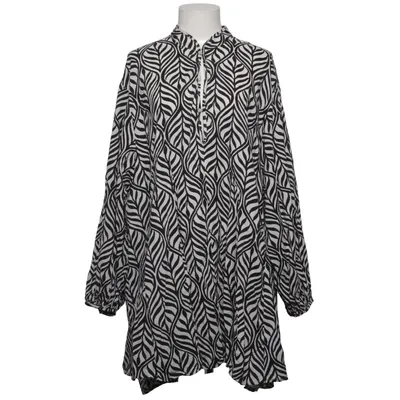 Klänning (Vit, Svart) från H&M Bomull, Viskos
