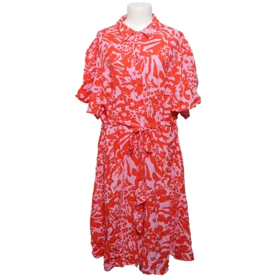 Shirt dress (Red, Pink) from New Look Curves Viscose