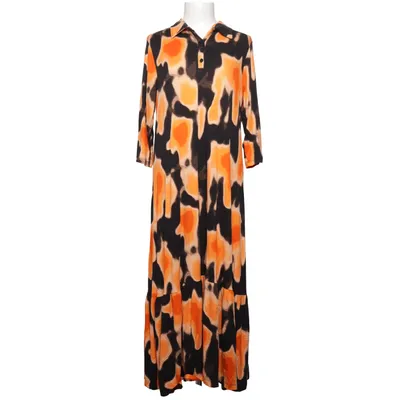 Maxi dress (Black, Orange) from Studio Clothing Elastane, Viscose