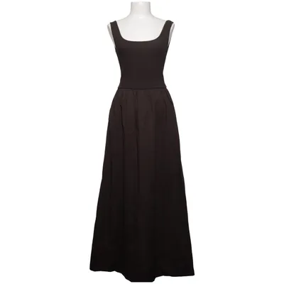 Robe longue (Marron) de Alpha Studio Coton, Élasthane