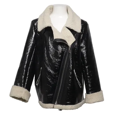 Bikerjack (Aviator Jacket) van Emilie Briting x NA-KD Polyester, Polyurethaan