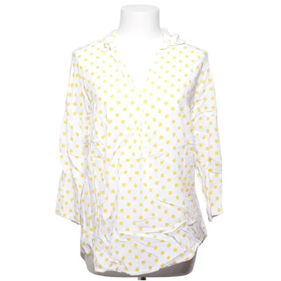 Blus (Vit, Gul) från New Collection Viskos