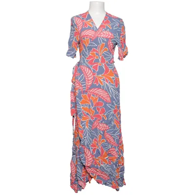 Wrap dress (Blue, Multicolored) from Boii Viscose