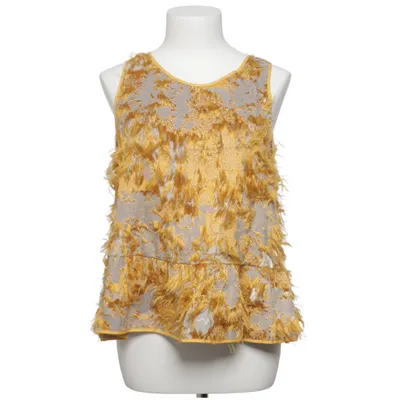 Top (Geel, Grijs, Meerkleurig) van Odeeh Katoen, Polyester, Viscose