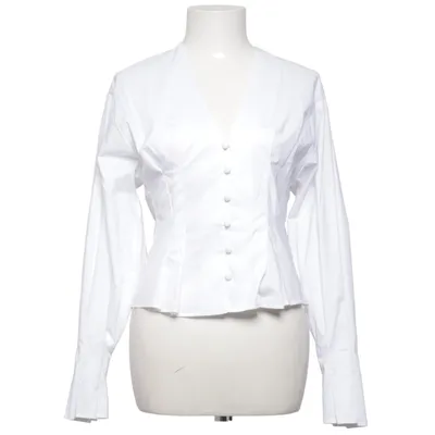 Blouse (White) from ASOS Cotton, Elastane, Polyester