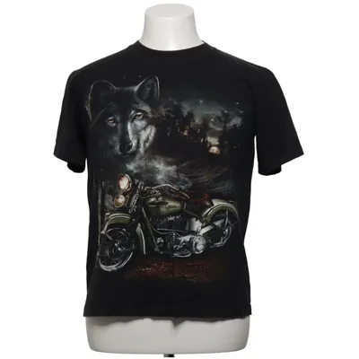 T-shirt (Schwarz) von Rock Chang Baumwolle