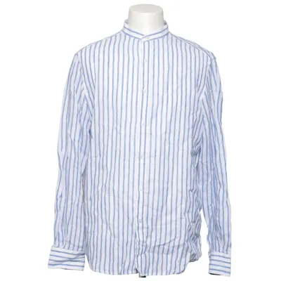 Skjorte (Blå, Hvid) fra Massimo Dutti Linned