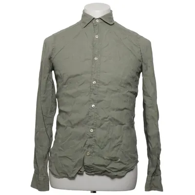 Shirt (Groen) van Tintoria Mattei Linnen