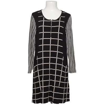 Kjole (Sort, Hvid) fra Handberg Elastan, Viscose