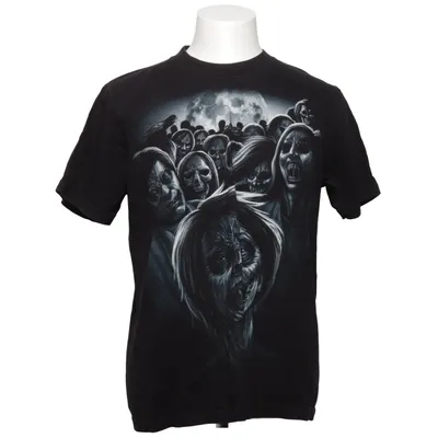 T-shirt (Black) from The Roxx Cotton
