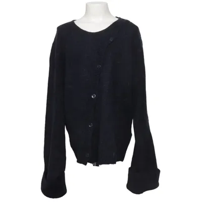 Cardigan (Bleu) de Gina Tricot Acrylique, Laine d'alpaga, Élasthane, Polyester