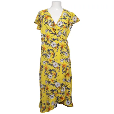 Omlottklänning (Gul, Blå, Vit, Orange) från Pernilla Wahlgren Design Polyester