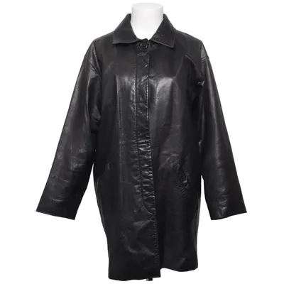 Læderfrakke (M98523) fra Next Ladieswear Læder, Viscose