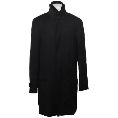 Manteau (Gris) de Via Cortesa Coton, Polyester, Laine