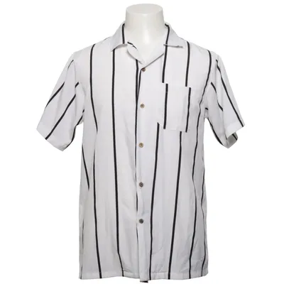 Kurzarmhemd (Weiß, Schwarz) von WOOF Republic Polyester