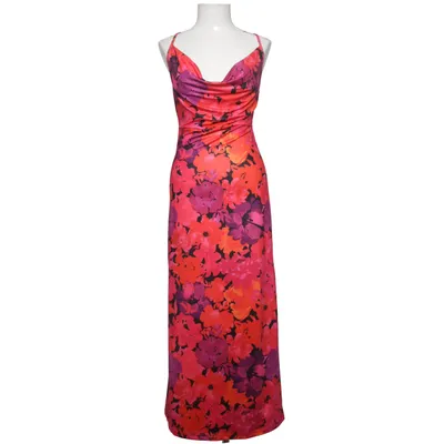 Maxikjole (Rød, Pink, Lilla, Flerfarvet) fra Shein Elastan, Polyester