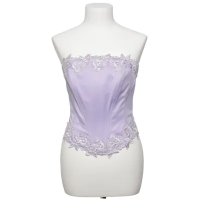 Corset (Purple) from YVE London Acetate, Polyester